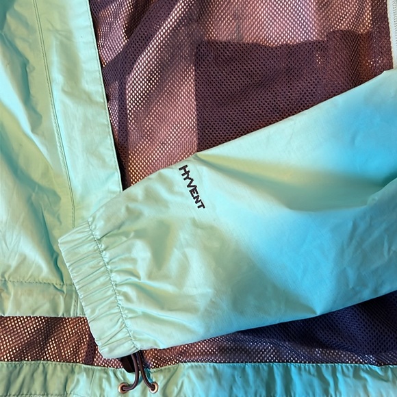 North Face Rain Jacket XS Aqua - Picture 6 of 6